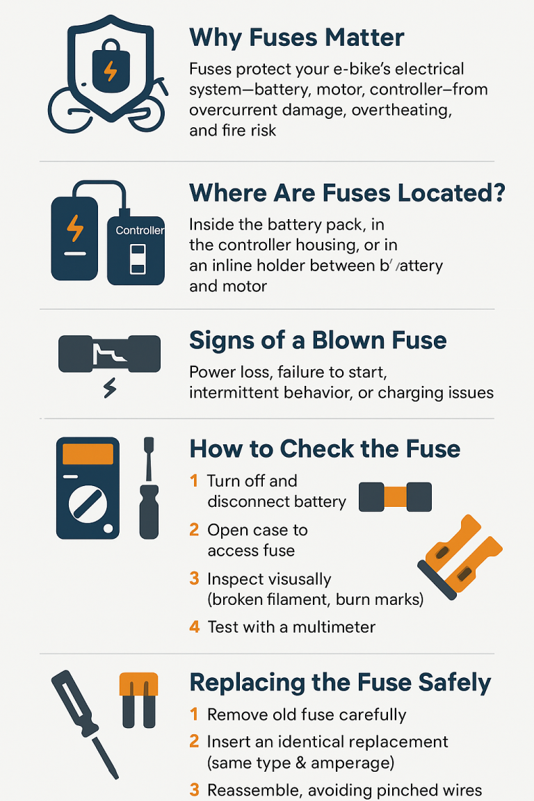 How to Check and Replace Fuses in Electric Bikes
