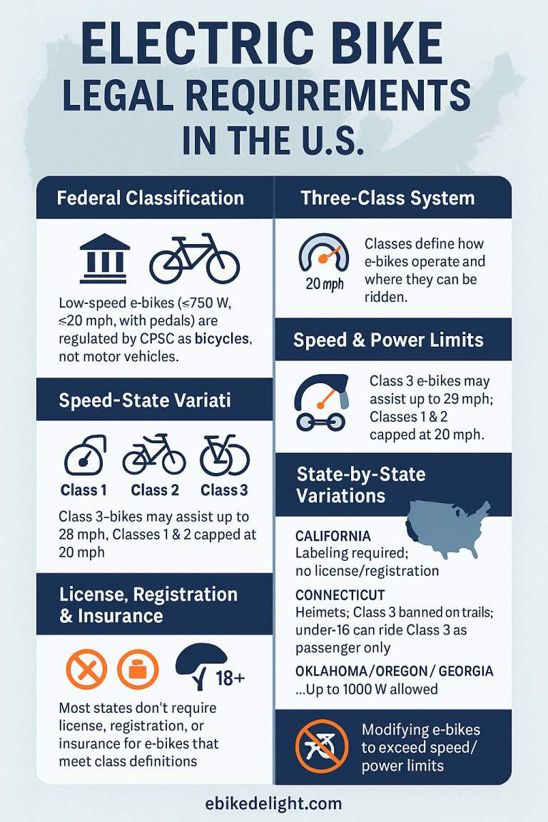Legal Requirements for Riding an Electric Bike